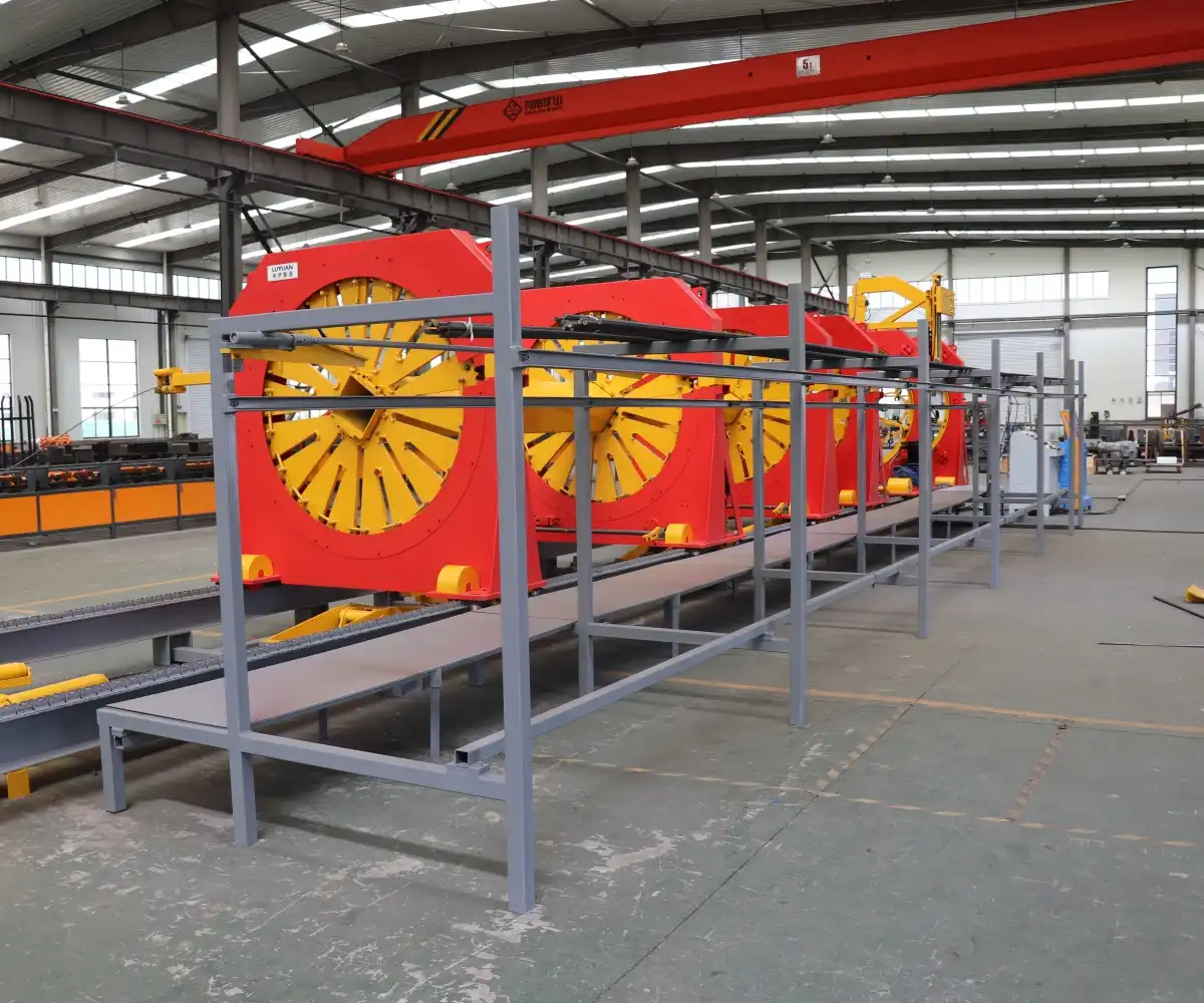 Telescopic pile cage welding machine Telescopic pile cage welding machine
