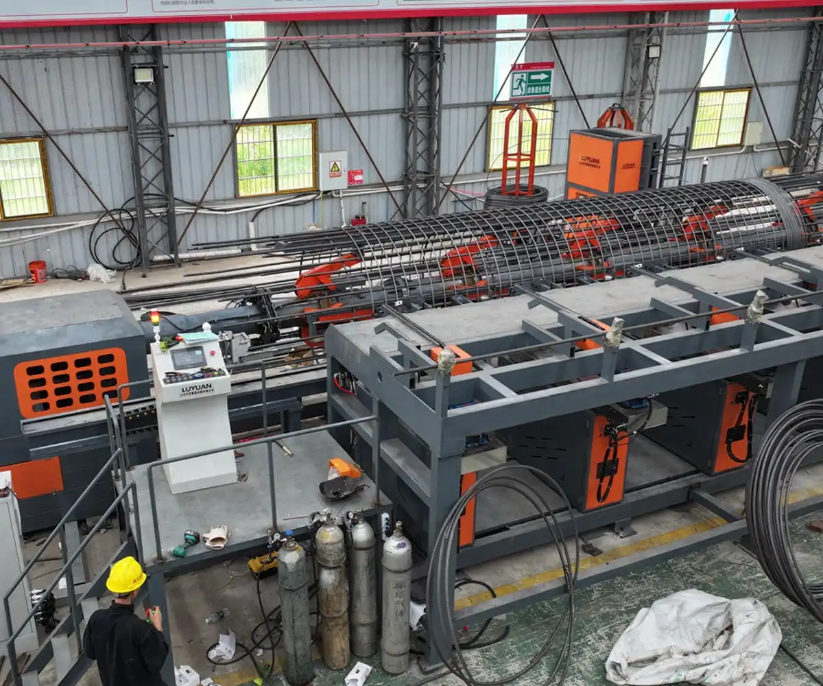rebar cage welding workstation rebar cage welding workstation