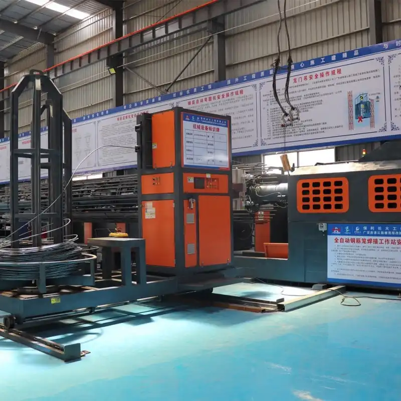 rebar cage welding workstation