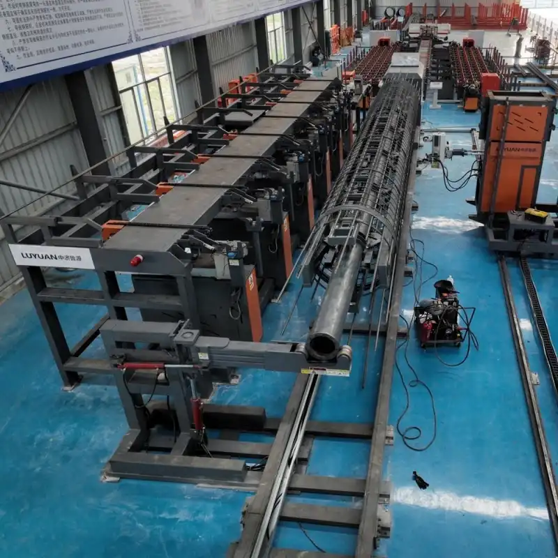 rebar cage welding workstation