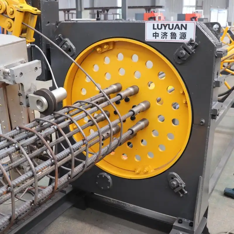 How does LYGH-800 automatic pile cage welding machine work?