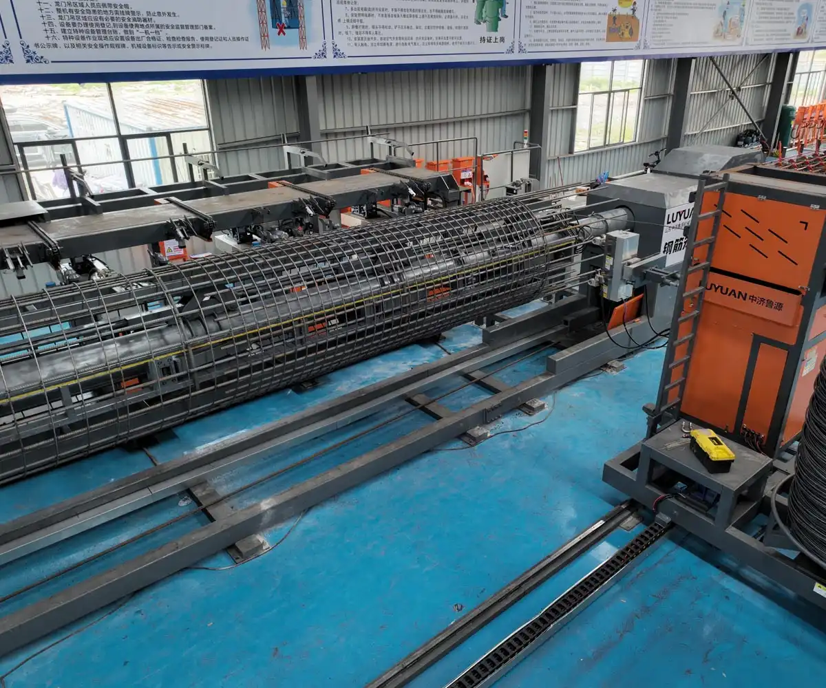 How Does a Fully Automatic Rebar Cage Welding Workstation Operate?