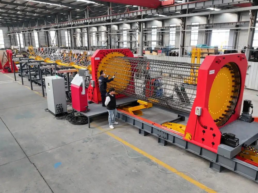 How does LYGH-1500~3000 pile cage welding machine improve production efficiency?
