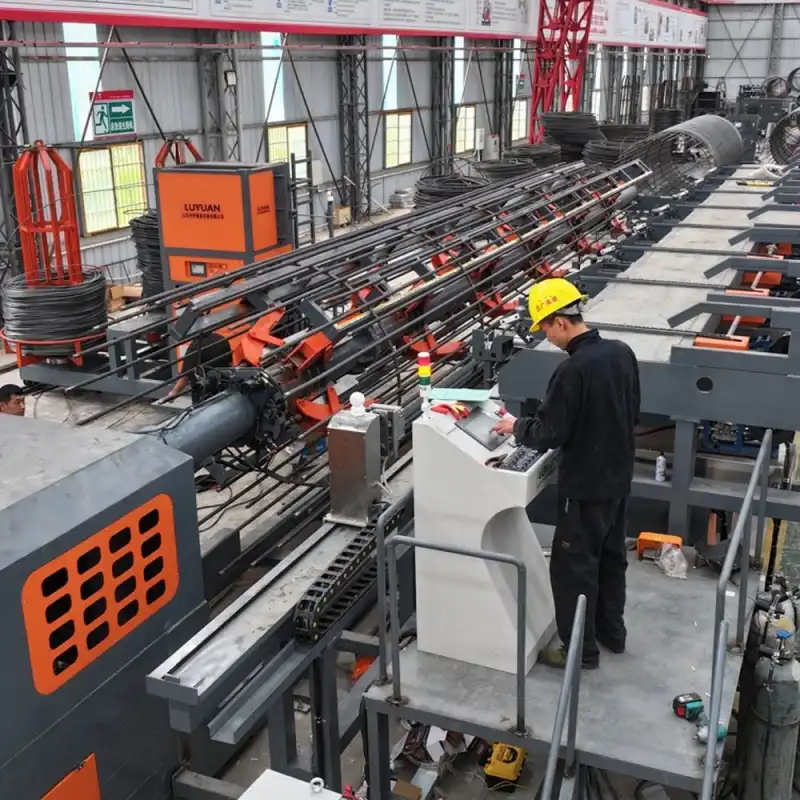 Automatic Rebar Cage Welding Workstation in foundation and constrcution