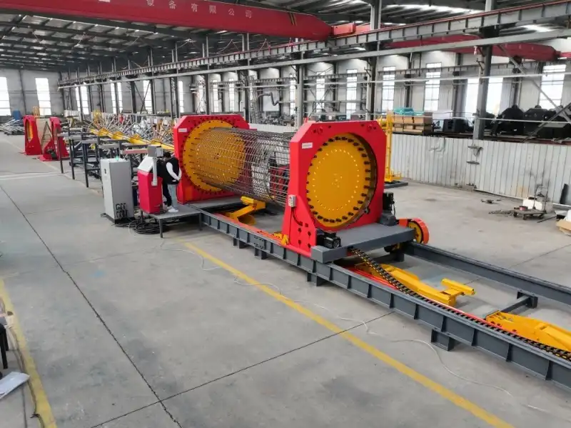 An automatic cage welding machine use in building foundation and cut and bend factory