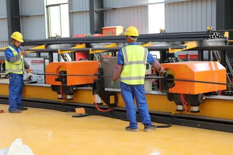 CNC Vertical rebar Bending Center LYWQ-32 Provides Precise Rebar Forming for Complex Construction Structures