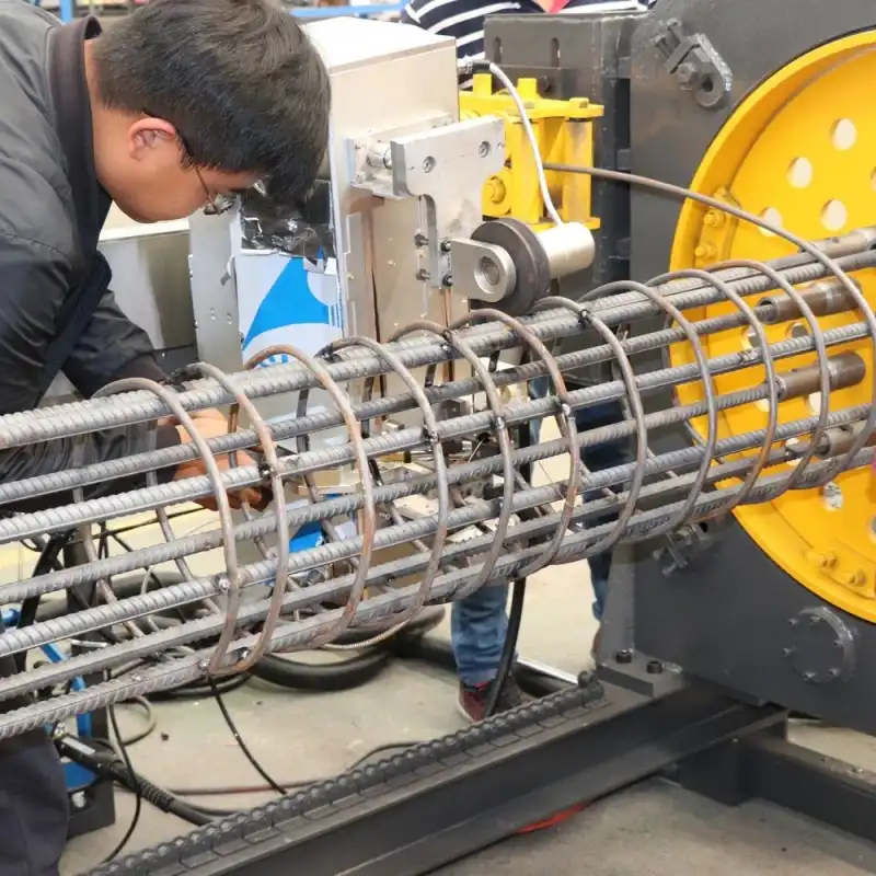 LYGH-800 pile cage welding machine for reinforced concrete pile cages