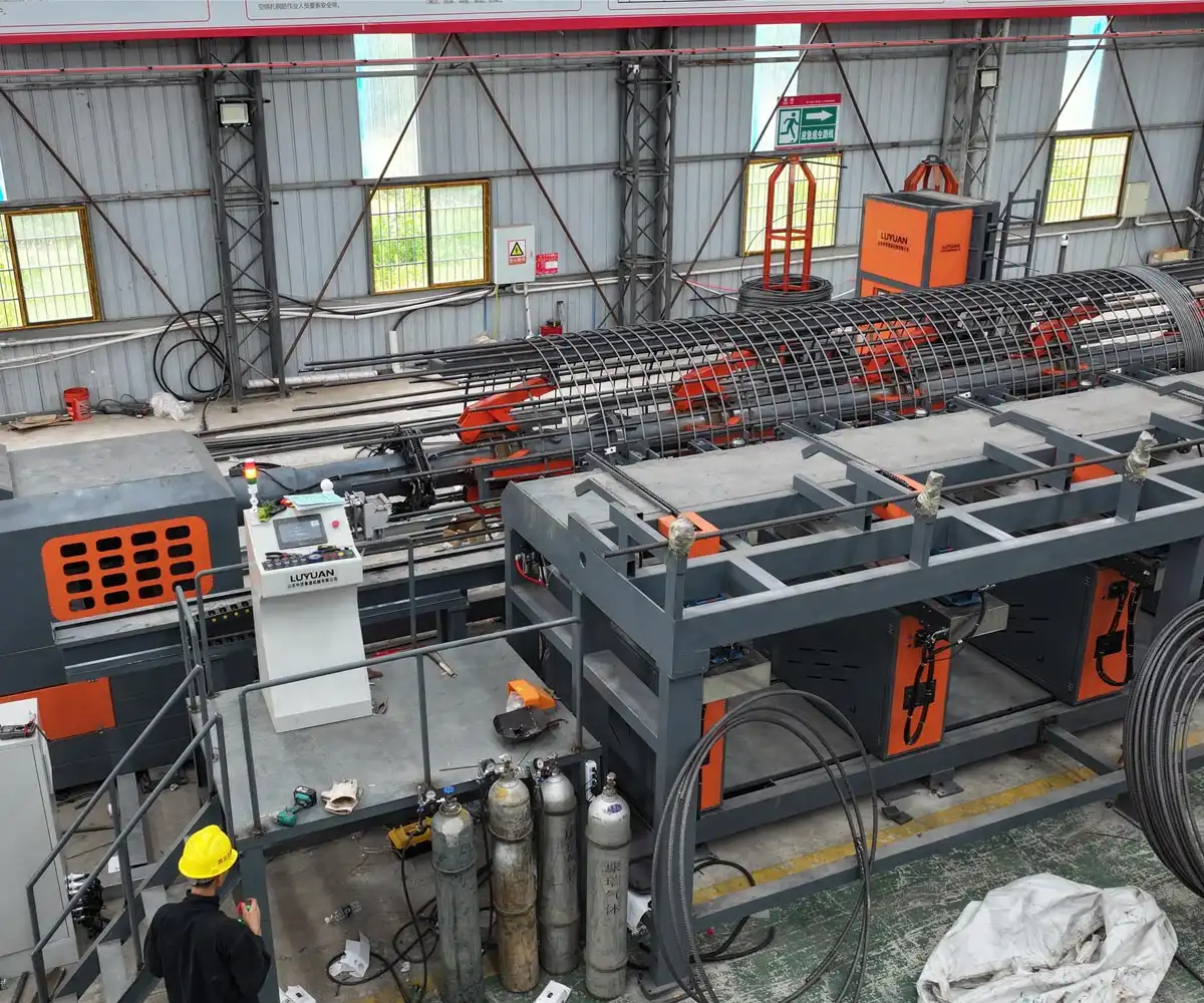 Difference between the rebar cage welding workstation and the Rebar Cage