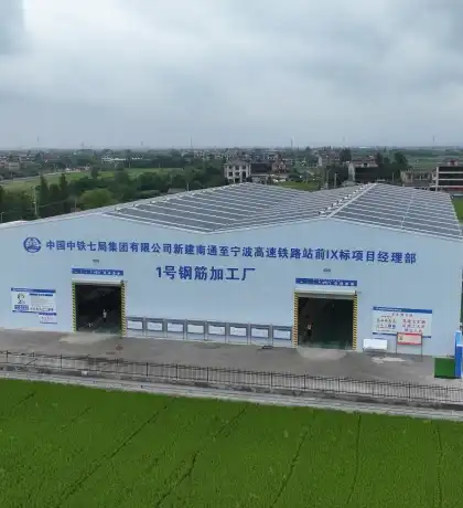 Nantong–Ningbo High-Speed Railway Deploys Intelligent Steel Processing Equipment